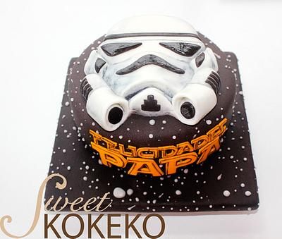 Star Wars Trooper Cake - Cake by SweetKOKEKO by Arantxa