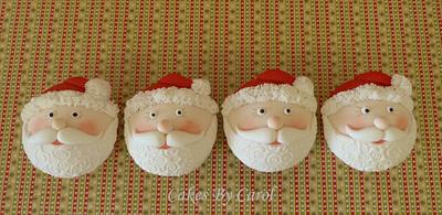 Santa Cupcakes - Cake by Carol