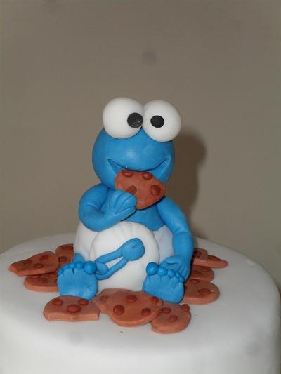 Cookie Monster cake - Cake by Fatima Santos Silva