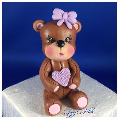 Little bear- Topper cake! - Cake by Felis Toporascu