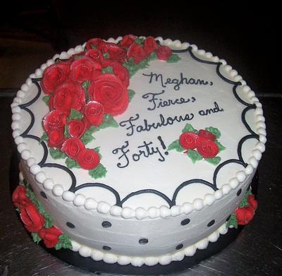 Fabulous Forty  - Cake by BettyA
