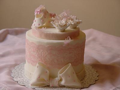 Baby girl cake - Cake by Mariya Georgieva