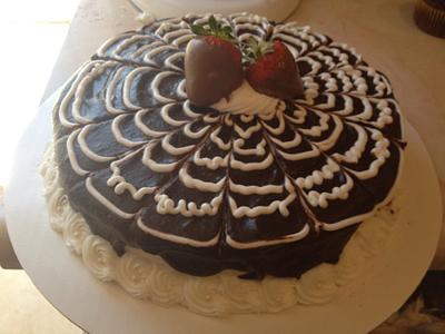 Chocolate covered cake  - Cake by Priscilla 