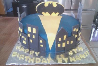 Batman cake - Cake by Chrissa's Cakes