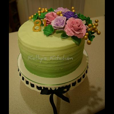 81st Birthday Cake - Cake by Kelly Stevens