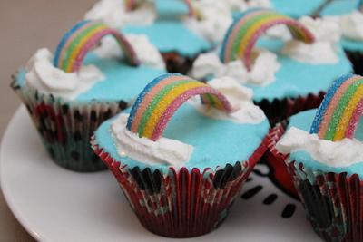 rainbow cupcakes - Cake by bamboladizucchero