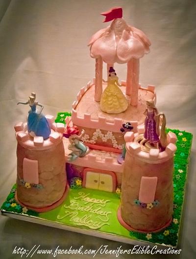 Princess Castle Cake - Cake by Jennifer's Edible Creations