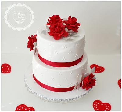 Red roses - Cake by Planet Cakes
