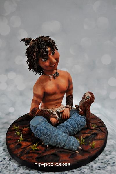 Guy (and Belt) from "The Croods" - Cake by Lesley Marshall cake art