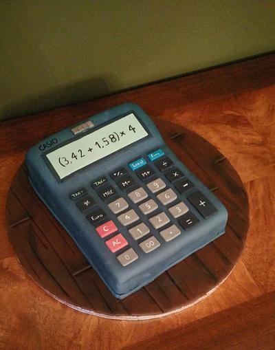 Calculator-casio - Cake by nef_cake_deco