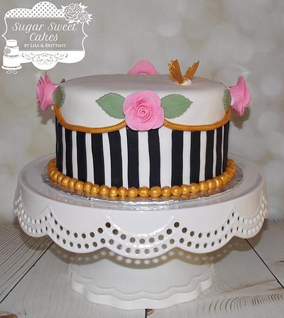Rose 21st Birthday - Cake by Sugar Sweet Cakes