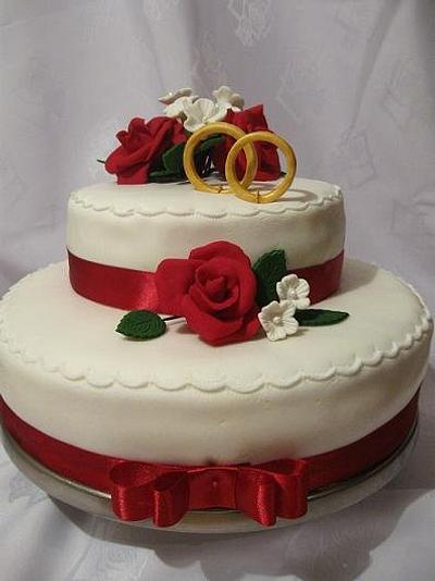 Wedding cake - Cake by Wanda