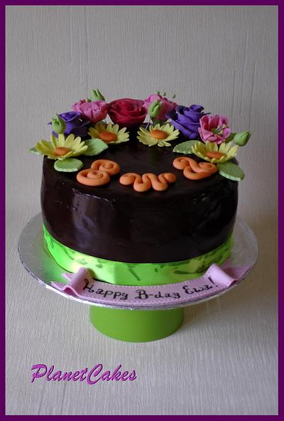 Flowers - Cake by Planet Cakes