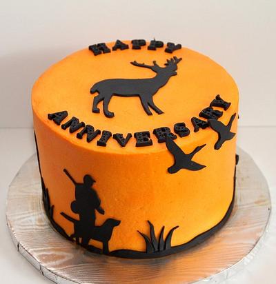 Hunting anniversary - Cake by SweetdesignsbyJesica