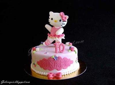 Kitty ballerina - Cake by Gardenia (Galecuquis)