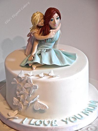Mother and daughter x <3   - Cake by Ellie @ Ellie's Elegant Cakery