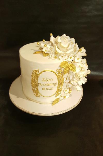 Christening cake - Cake by The Custom Piece of Cake