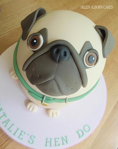 Pug dog - Cake by Helen Alborn  