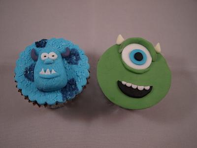 Monsters inc Cupcakes - Cake by Cathy's Cakes