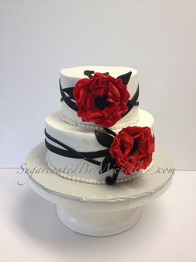 Mini Wedding cake - Cake by Michelle 