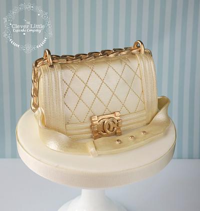 Chanel Boy Handbag Cake Topper - Cake by Amanda’s Little Cake Boutique