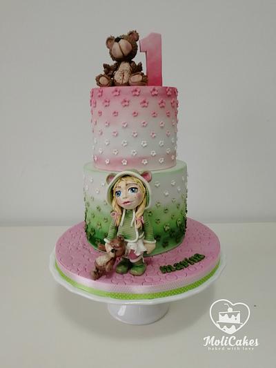 Little girl  - Cake by MOLI Cakes