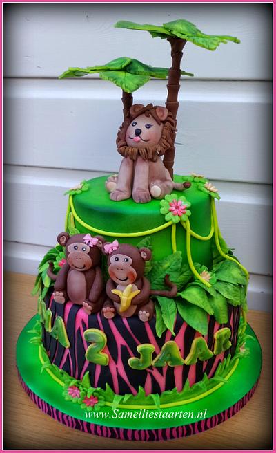 Jungle Monkey fever - Cake by Sam & Nel's Taarten