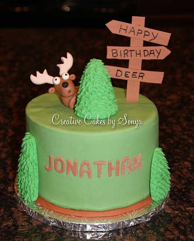 Deer Hunting Cake - Cake by Sonya