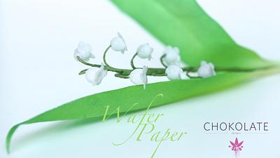 Wafer Paper Floral Art - Lily of the Valley - brin de Muguet - Cake by ChokoLate Designs