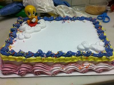 Baby Tweety Bird  - Cake by cakes by khandra