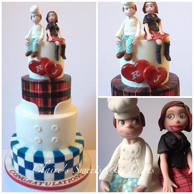 Tartan and checks - Cake by clairessweets