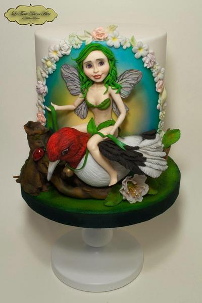 Spring Fairy Tale Collaboration  - Cake by Adelina Baicu Cake Artist