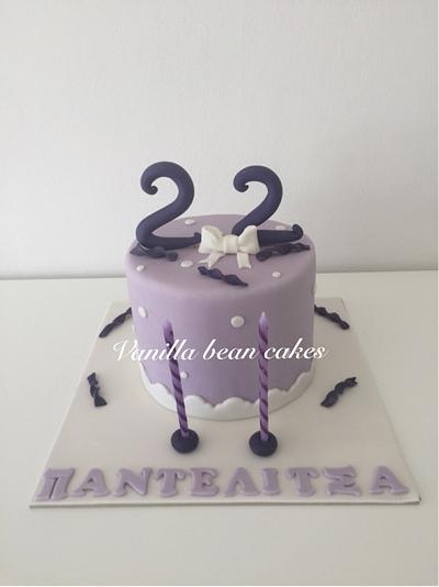 Birthday cake - Cake by Vanilla bean cakes Cyprus