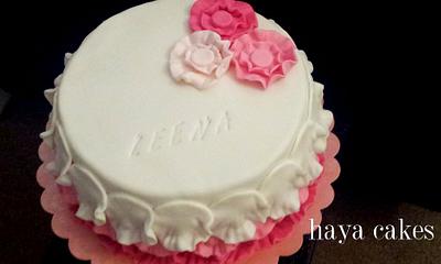 Roses cake - Cake by haya