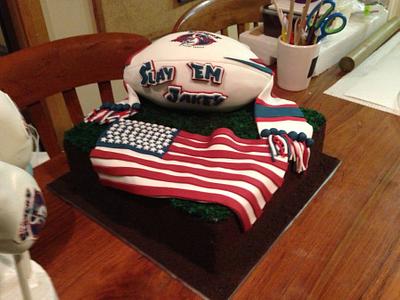 Football cake - Cake by Bianca Marras