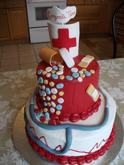 Nurse Cake  - Cake by DialaSweetCakes