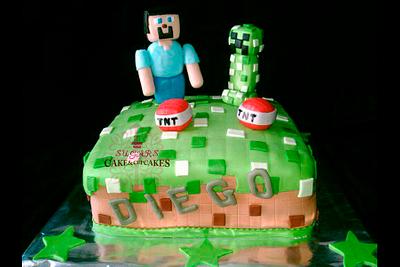 Minecraft Cake - Cake by SUGARScakecupcakes