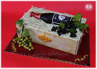 SPECIAL WINE - Cake by Linda Bellavia Cake Art