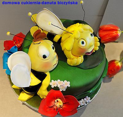 Maja i Gucio - Cake by danadana2