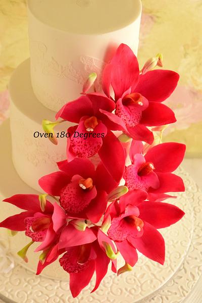 Orchids ! - Cake by Oven 180 Degrees