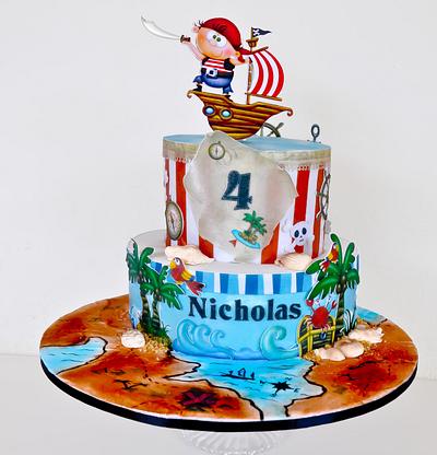 Pirate Boy - Cake by Sandy Lawrenson - Sweet 'n  Sassy
