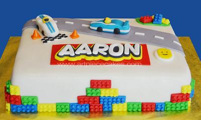 Lego and Race Cars - Cake by Art Piece Cakes