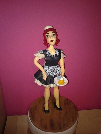 Waitress - Cake by Valeria Antipatico