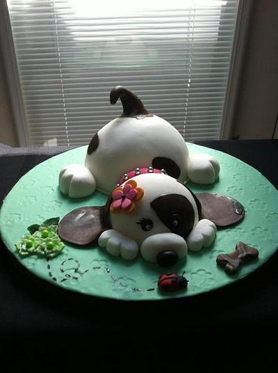 Dog cake - Cake by Pams party cakes