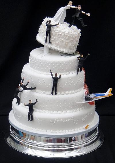 James Bond Themed Wedding Cake - Cake by Ceri Badham