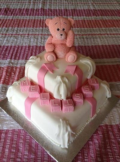 Christening Cake - Cake by Tammy