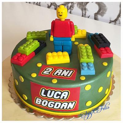 Lego Man - Cake by Felis Toporascu