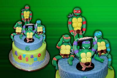 Ninja Turtles Cake - Cake by bianca