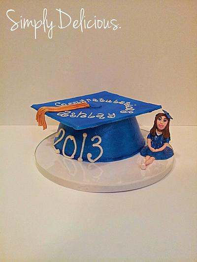 Graduation Cap - Cake by Simply Delicious Cakery