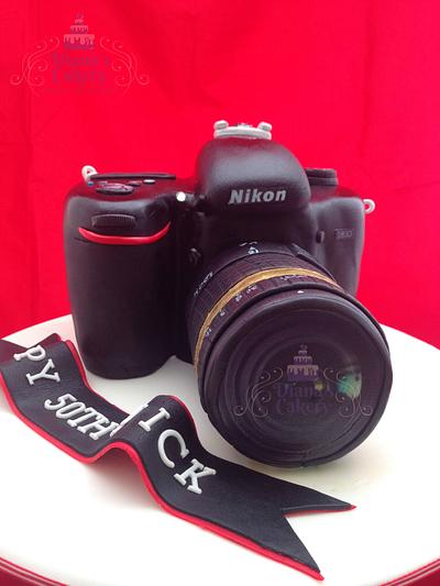Nikon Camera Cake - Cake by Diana's Cakery